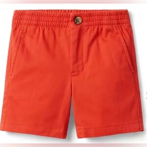 NWT Janie & Jack Red Twill Pull-On Short, Size 4